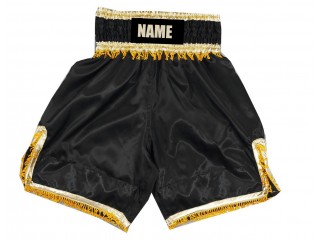 Personalisierte Boxshorts , Boxhosen selber gestalten : KNBSH-035-Schwarz